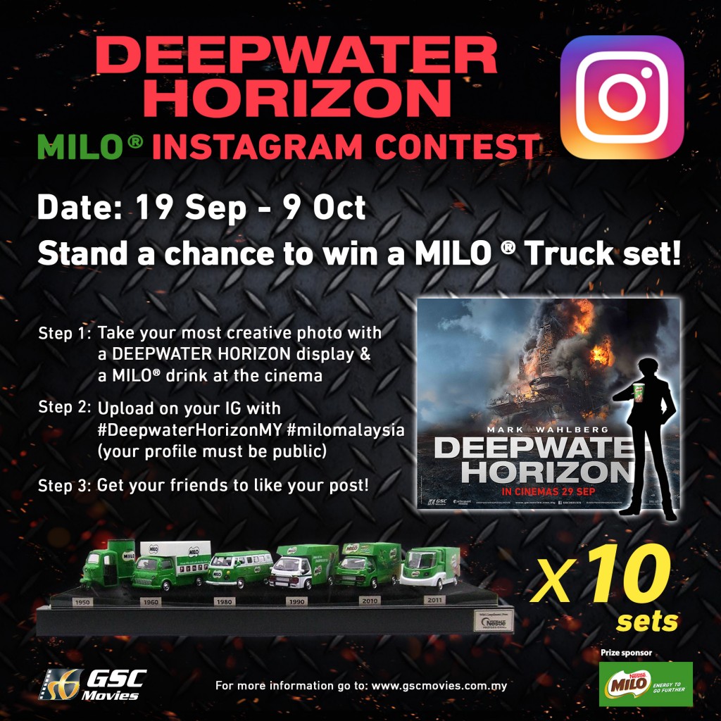 Deepwater Horizon Instagram Contest Terms & Conditions