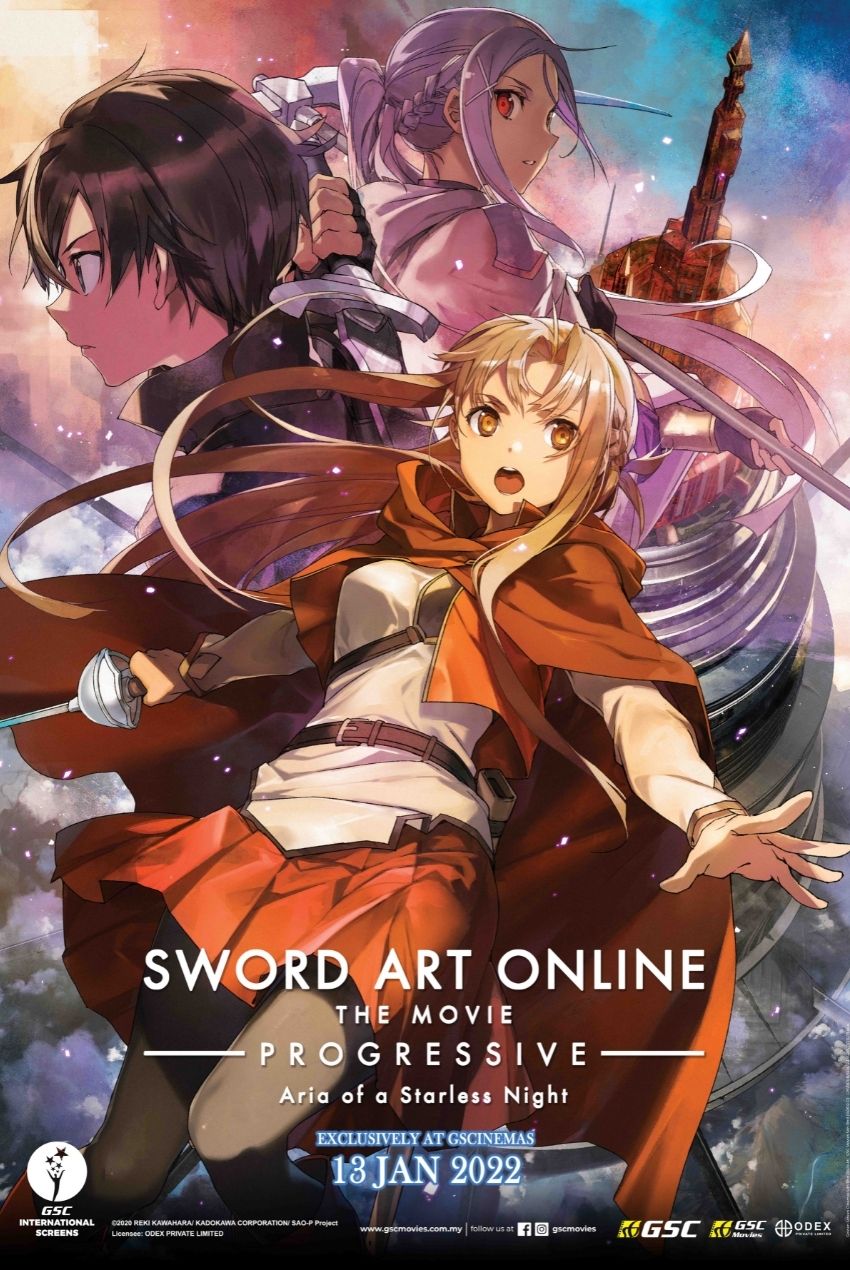 Sword Art Online Progressive Kuraki Yuuyami no Scherzo Movie To Release in  2022