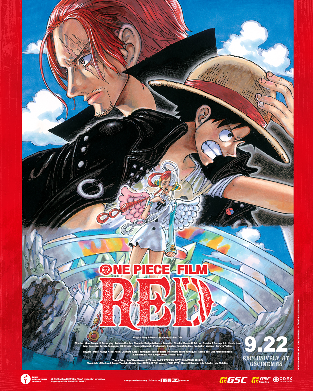 The Evergreen Anime, One Piece Film: Red